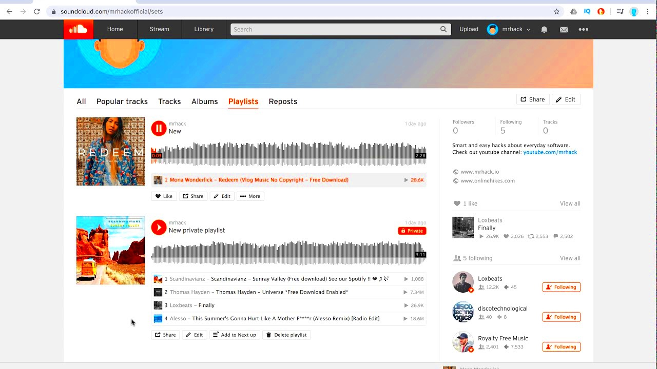 HOW TO REPEAT a SONG OR PLAYLIST on SOUNDCLOUD  YouTube