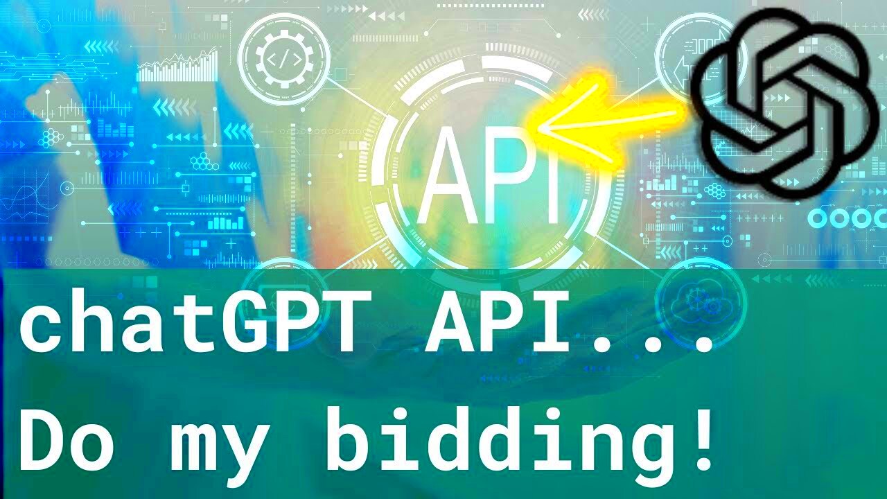 chatGPT API Lesson A guide for BEGINNERS to do cool stuff with the