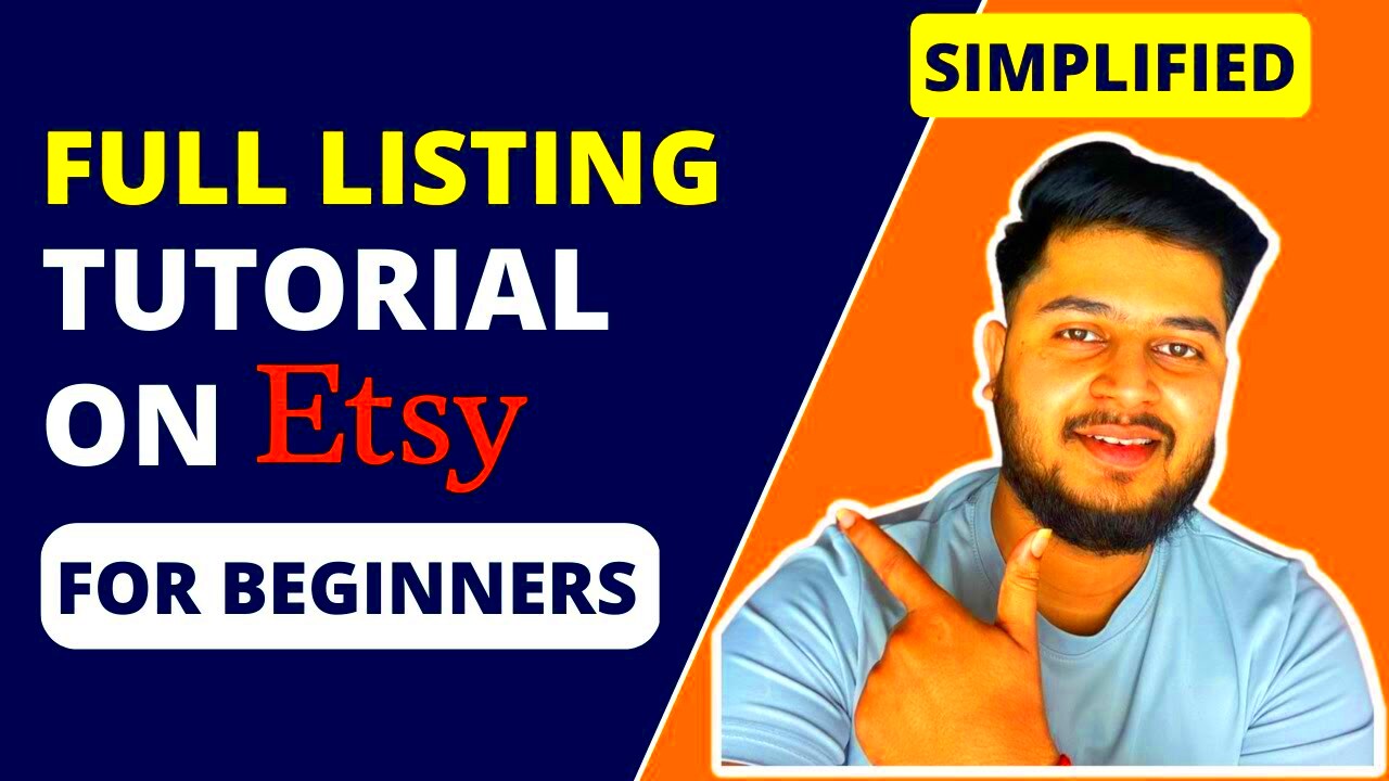 How to List Your Products On Etsy  Full Listing Tutorial with