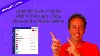 Organizing your Teams in Microsoft Teams  YouTube