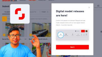 New Digital Model release in Shutterstock  Step by step Guide on how