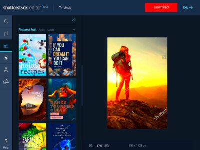 Shutterstock photo editor  How to use it