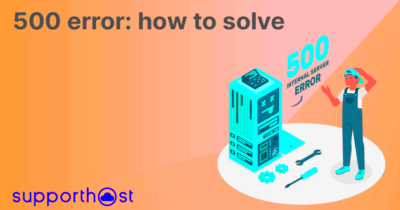 500 error how to solve  SupportHost