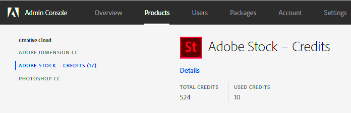 Adobe Stock credit packs for teams