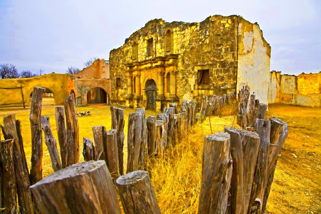 The Alamo Village in Texas  the set for the 1960 John Wayne film and