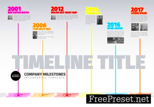 Adobe Stock  Timeline Infographic Layout with Map Callouts  208131702