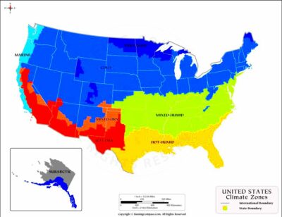 US Climate Map US Climate Zone Map United States Climate Map