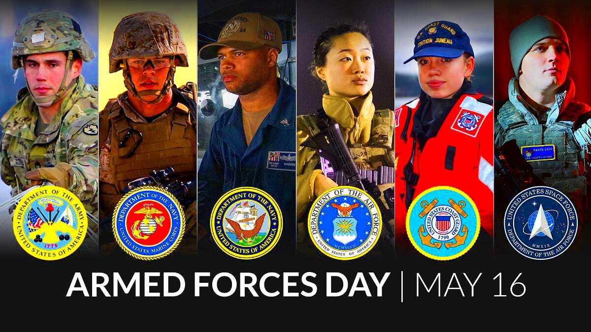 Honor our Military Service Members on Armed Forces Day  by Archive