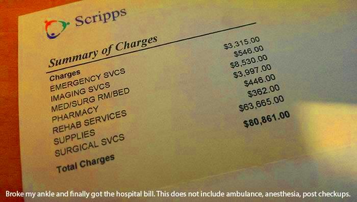 US Medical Bills 15 pics