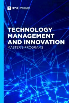 Technology Management and Innovation Masters  Doctoral Programs by