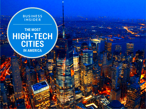 The most hightech cities in the US  Business Insider