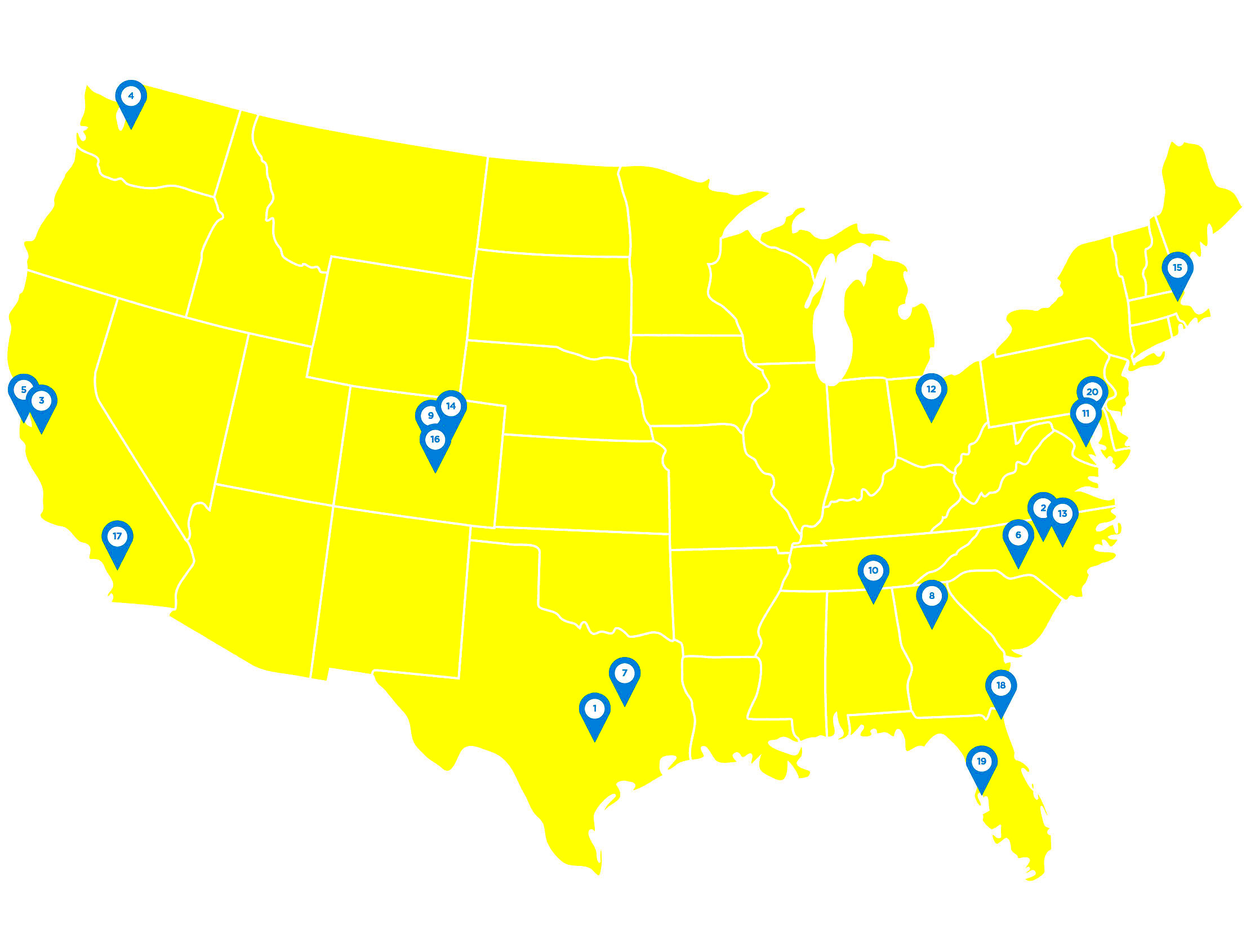 Top 20 Best Tech Cities for IT Jobs  Tech Towns USA  Business of