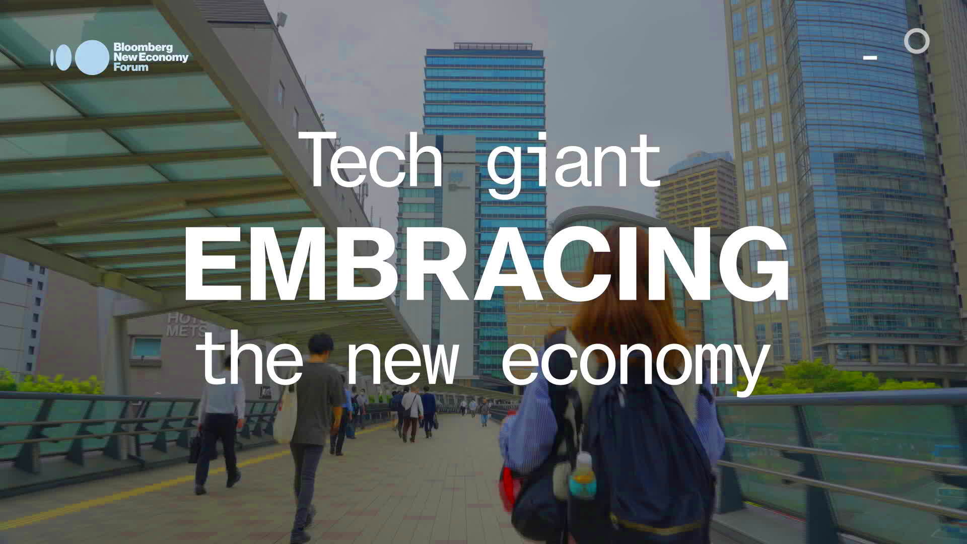 Watch Tech Giant Embracing The New Economy  Bloomberg