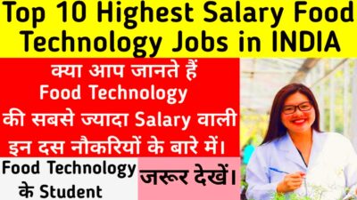 Top 10 Highest Salary Food Technology Jobs  Food Technology Jobs