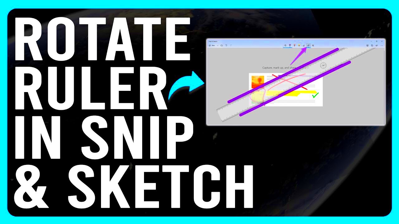 How To Rotate Ruler In Snip and Sketch How to Rotate the Ruler in