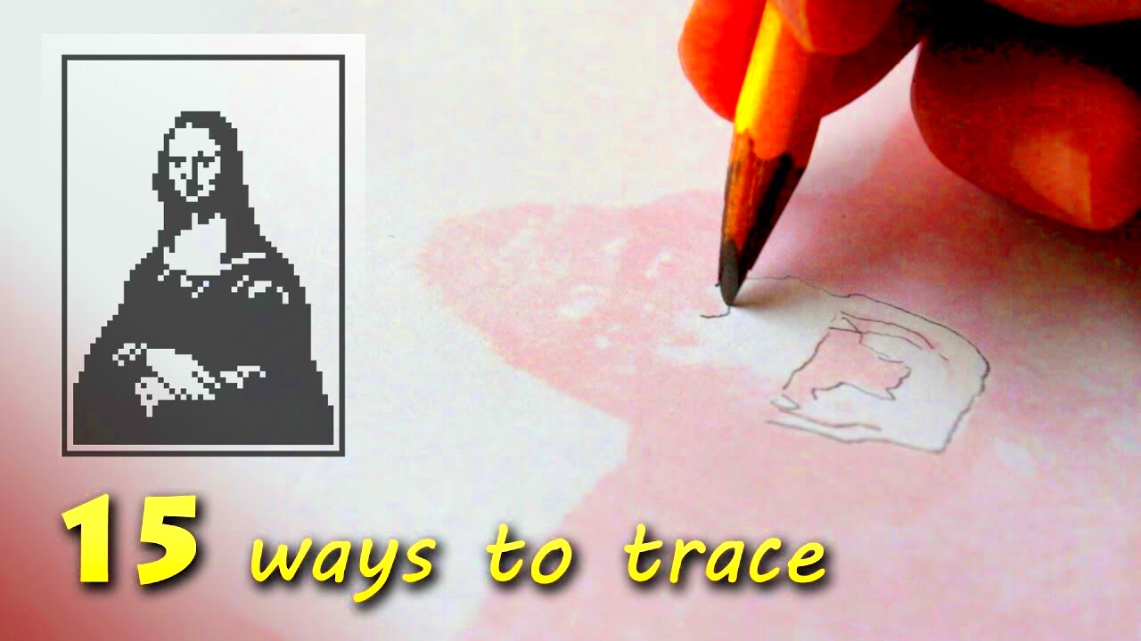 15 ways how to trace or transfer a photo image or drawing Tracing