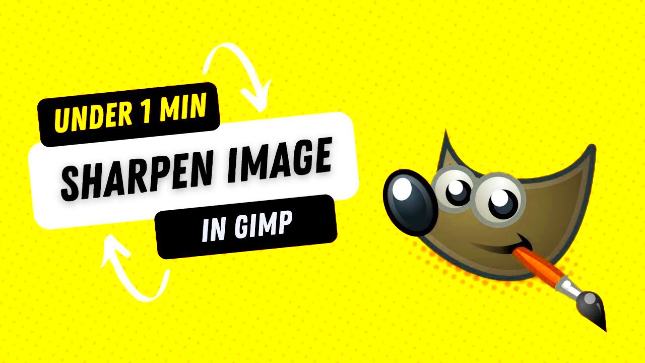 How to Sharpen an Image in GIMP  YouTube