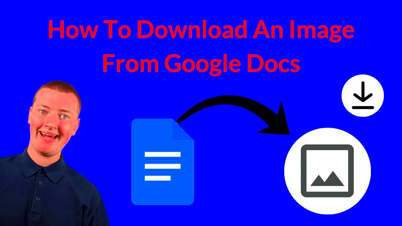 How To Download An Image From Google Docs  YouTube