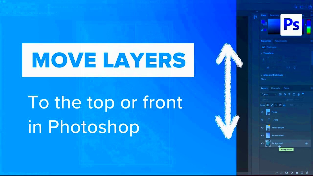 How To Move Layer To Front In Photoshop New  Linksofstrathavencom