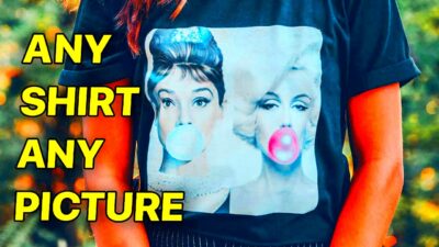 How to Put a Picture on a Shirt  YouTube