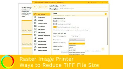 Ways to Reduce TIFF File Size  Raster Image Printer 12  PEERNET  YouTube