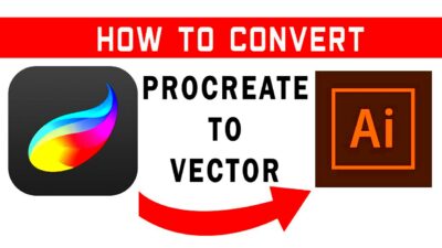 How to Convert Procreate Drawing to Vector  YouTube