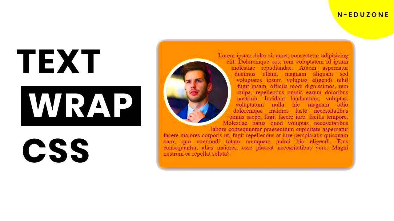 Wrap Text Around an Image using css  CSS For Beginners  YouTube