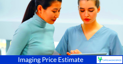 Imaging Price Estimate  Capitol Imaging Services