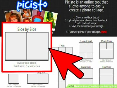 3 Ways to Place Two Pictures Side by Side  wikiHow