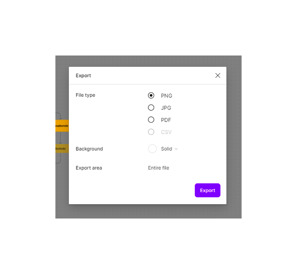 Change the design of Export background option  FigJam  Figma