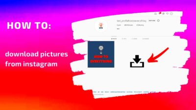 HowTo download pictures from instagram 2020  tutorial  YouTube