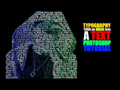 Typography tutorial  Turn an image into text in Photoshop  YouTube