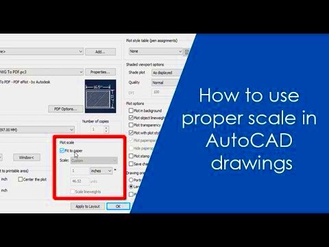 How to use proper scale in AutoCAD drawings  Part 1 of 2  YouTube