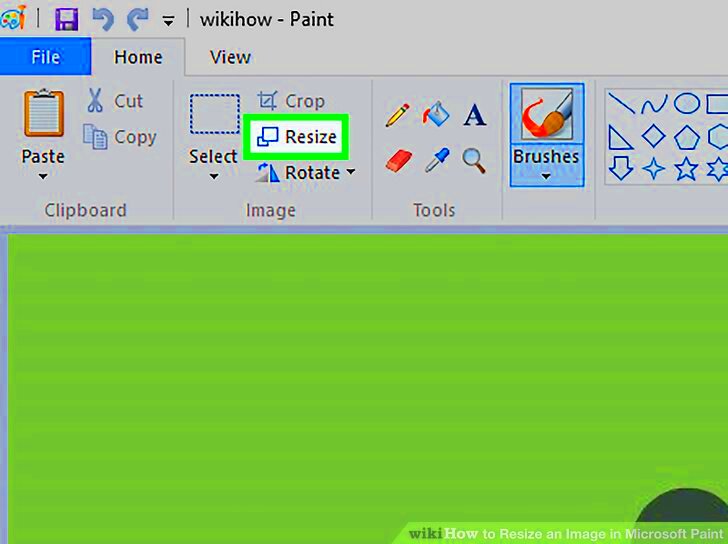 How to Resize an Image in Microsoft Paint with Pictures