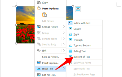 How to Freely Move Pictures in Microsoft Word