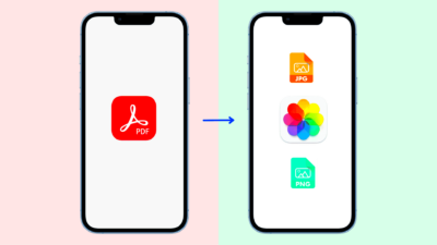 How to convert a PDF to JPG or PNG on iPhone and iPad