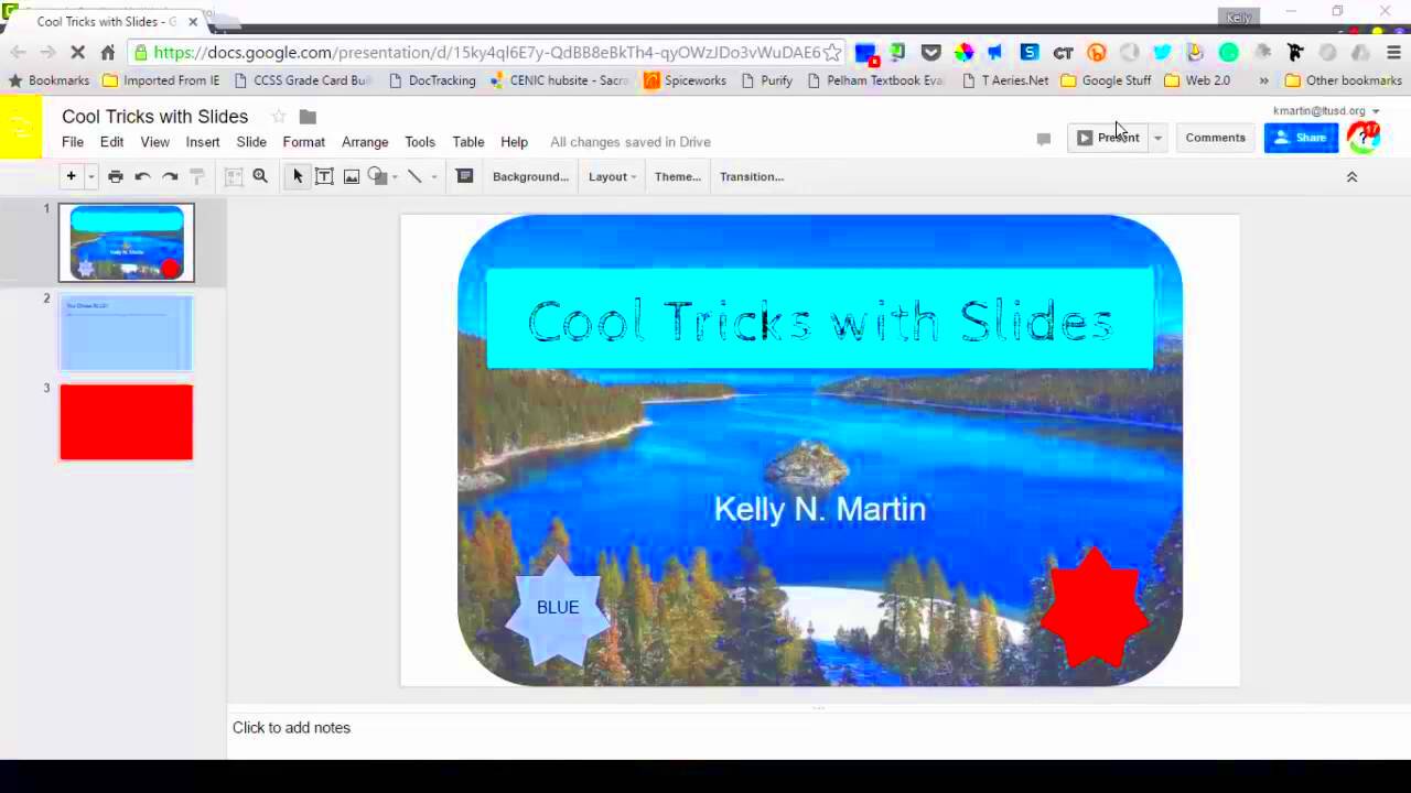 How to create clickable objects in Google Slides  YouTube