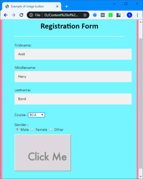 HTML Image Button  javatpoint