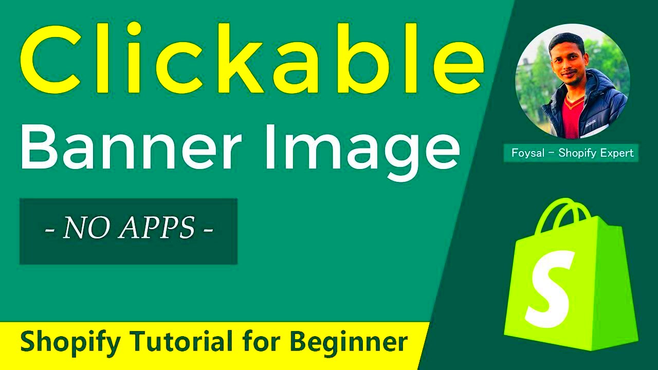 How to make Image Banner clickable on Shopify Shopify Clickable Banner