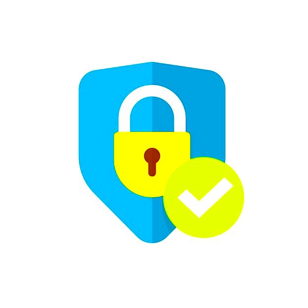 Premium Vector  Secure icon with lock shield and check mark as flat