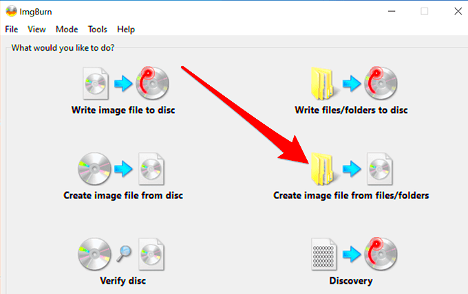 Create an ISO File from a Folder in Windows