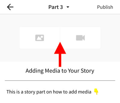 Adding images and videos to your story  Help Center