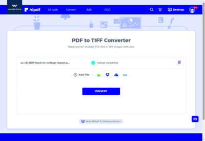 A Quick Way to Convert PDF to TIFF Easily  HiPDF