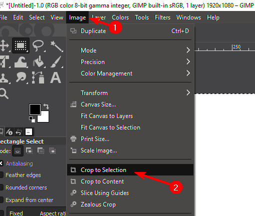 3 Easy Ways to Crop in GIMP