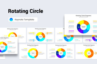 Rotating Circle Keynote Template  Nulivo Market