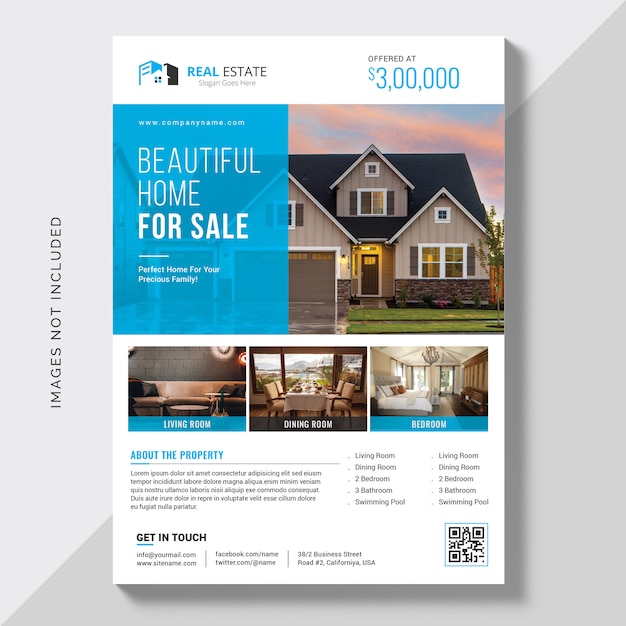 Banner image of Top 20+ Real Estate Flyer PSD Templates Free Download