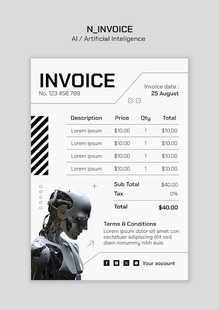 Banner image of Top 20+ Photography Invoice PSD Templates Free Download