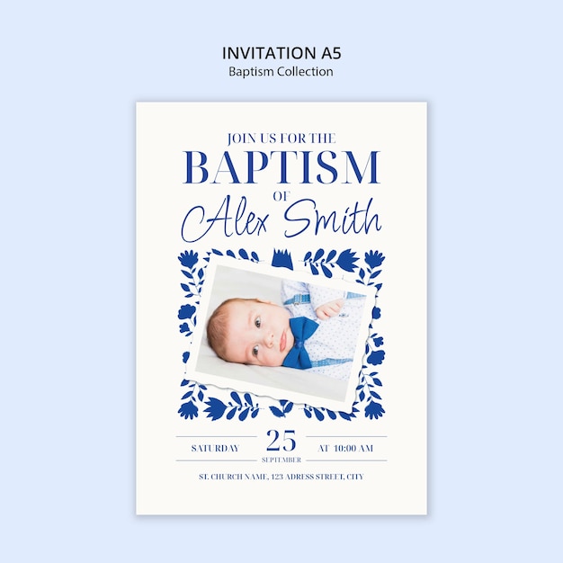 Banner image of Top 20+ Baptism Invitation PSD Templates Free Download