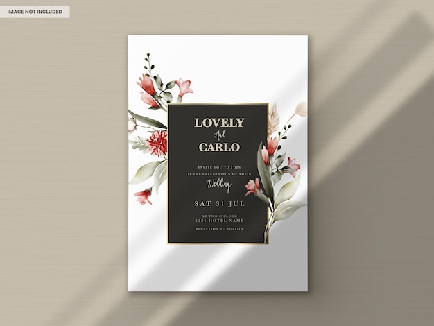 Banner image of Top 20+ Photoshop Wedding Invitation PSD Templates Free Download