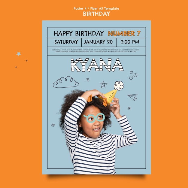 Banner image of Top 20+ Birthday Invitation Card   PSD Templates Free Download